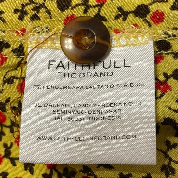 FAITHFULL THE BRAND by ANTHROPOLOGIE NWOT Pilou Floral Print Dress - Picture 7 of 9